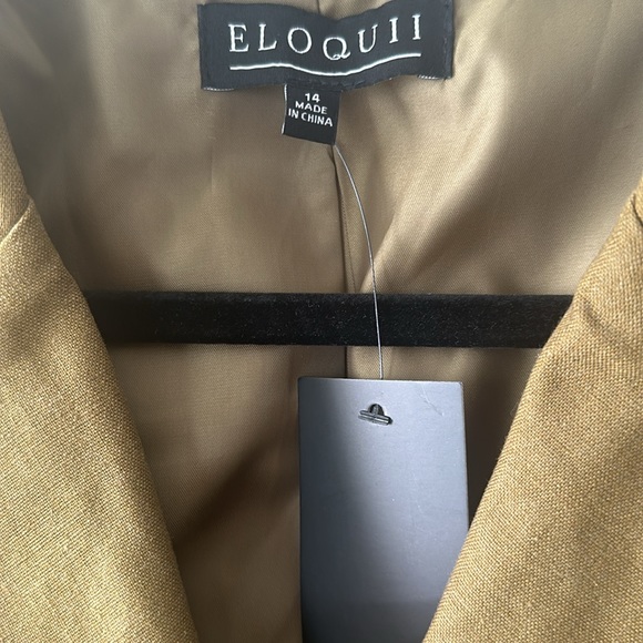 ELOQUII Cropped linen jacket. Never worn! - Picture 3 of 6